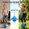 Balance Jumping Ball, Bounce Blaster,Pogo Ball with Handle and Balls Pump for Adults,Indoor & Outdoor Fun,Perfect for Balance,Coordination,And Fitness (Red) view 2