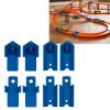 Compatible with Hot Wheels Track Adapters 8-Pack, Speed Snap to Classic Orange Track Connectors Male and Female for Easy Expansion,4 Styles, Multiple Combination Methods view 1