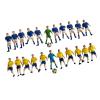 Yunmeryker 22 Pieces Mini Soccer Player Model Toy Figures Tiny Figures Fine Craftsmanship PP Material Realistic Diorama Character Suitable for view 1