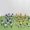 Yunmeryker 22 Pieces Mini Soccer Player Model Toy Figures Tiny Figures Fine Craftsmanship PP Material Realistic Diorama Character Suitable for view 4