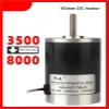 1PCS 12V 24V High Speed Motor 45mm Miniature Speed Regulation Small Motor Can CW CCW Silent(Only Motor,3500RPM,DC 12V) view 2