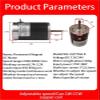 1PCS 12V 24V High Speed Motor 45mm Miniature Speed Regulation Small Motor Can CW CCW Silent(Only Motor,3500RPM,DC 12V) view 4