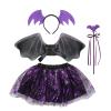 Children Bat Cosplay Set Cute Headwear Animal Costume Set for Stage Performance, Height under 100cm view 4