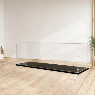 28 30 31 in Rectangle Extra Large Acrylic Case Display, Clear Figure Display Case for Toys, Stackable Dustproof Showcase Cube Box, Easy Assemble(15x10x10cm/6x4x4in)