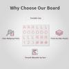 BOGABRA Mahjong Solo Practice Board - 3D Printed Solo Mahjong Board Practice for American Mahjong - for Tile Recognition, Memory & Training - Fits Standard Tiles (Pink*2) view 2