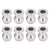 Alomejor 8Pcs RC Shock Damper Ball Head, Metal Silver with Improved Load Bearing, for 1 10 Hpi Hsp Losi Axial Himoto RC Car view 1