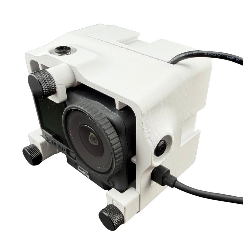 Action 6, Cooler Fan/Case. Works with DJI Osmo Action 6, Reduce Overheating in Static Environments at Sporting Events, Vlogging (White (ASA) Variable Speed Fan)