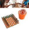 SENECESLI Plant Chess Set, Portable Travel Chess Board & Pieces with Flowerpot Storage, Funny Plant Themed Game for Adults & Teens view 3