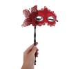 BESPORTBLE Butterfly Dragon Prom Mask with Stick for Women and Men Handheld Masquerade Party Mask Mardi Gras Ball Costume Accessory view 4