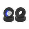 Hotteam Hobby Brass Offset 3.6mm Beadlock 0.7'' Wheel RimsTire 20mm Outer Diameter for AXIAL SCX30 Ford Bronco 4X4 Jeep K10 Upgrade Parts (Blue 34.4mm Foams fit 14x39 Tie) view 3