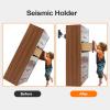 Furniture Safety Straps Kit - Metal Anti Tip Kit, Wall Mount Anchors, Flexible Security Bands | Heavy Duty Furniture Restraint for Kids Pets Home Safety Dresser TV Cabinet Wall Anchoring Protection view 4