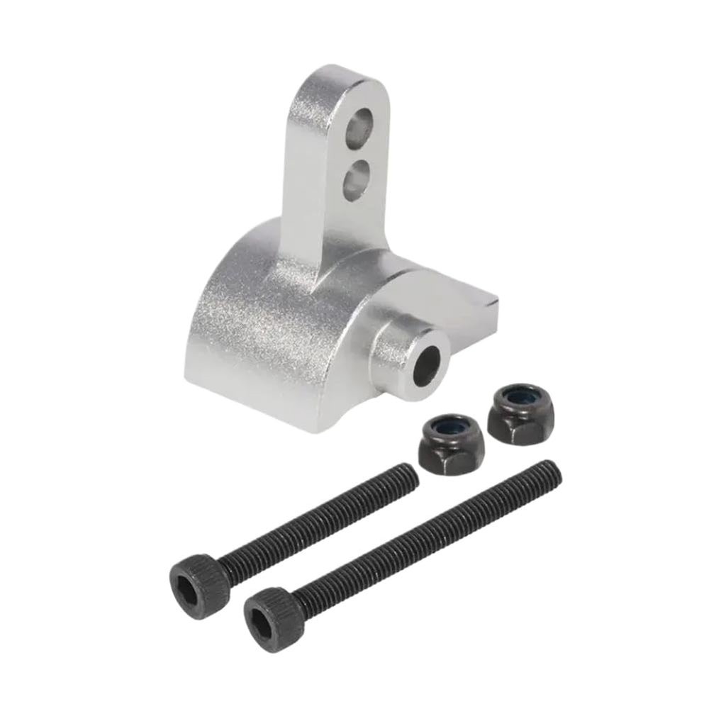 Aluminum AR45 Axle Link Riser Adjustable Rear Anti-Squat Mount Compatible with 1/10 RC Rigs Crawler III AR45P Chassis(Silver)