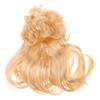 HOOTNEE Long Straight Gold Cosplay Wig for Men and Women, Punk Rocker Costume Fake Hair for Masquerade Parties and Festival Dress-up view 1