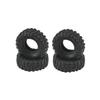 Hotteam Hobby Brass Offset 3.6mm Beadlock 0.7'' Wheel RimsTire 20mm Outer Diameter for AXIAL SCX30 Ford Bronco 4X4 Jeep K10 Upgrade Parts (0.7 14x35mm Tire) view 1