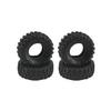 Hotteam Hobby Brass Offset 3.6mm Beadlock 0.7'' Wheel RimsTire 20mm Outer Diameter for AXIAL SCX30 Ford Bronco 4X4 Jeep K10 Upgrade Parts (0.7 14x35mm Tire) view 2