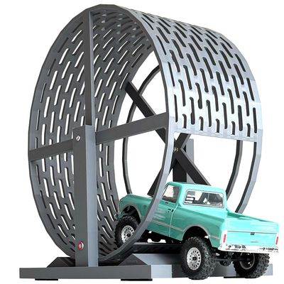Hamster Wheel Challenge RC Crawler Obstacle for 1/24 1/30 Scale Adjustable Friction Rolling Loop Skill Training RC Course TrackNO Truck Included