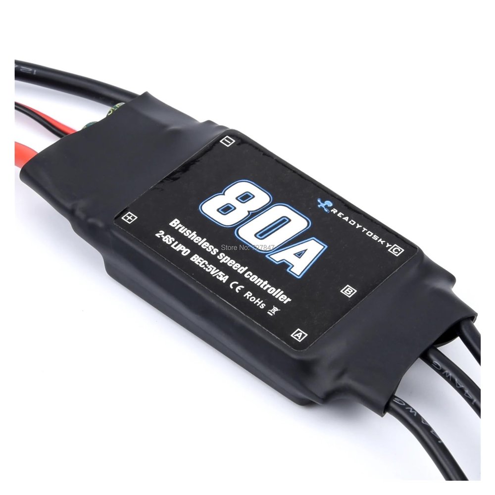 80A Specification Brushless ESC for 7V-25V Power System 432Hz High Speed UAV Drive Alignment 1PC