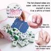 22in Scalloped Mahjong MatAnti Slip Noise Reduction Mahjong Accessoriemahjong Table MatMajiong Mat for TravelComes with 4 Dice and 1 Mahjong Mat Storage Bag,4 Mahjong Shuffle Cards (Pink) view 4
