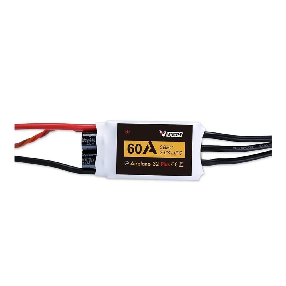 6A 15A 20A 30A 40A 60A 80A 100A 120A 150A Specification 32-Bit Brushless ESC for 7V-30V Power System for RC Airplane 1PC(30A ESC)
