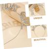 Wakauto 2pcs Birthday Rhinestone Headbands Party Hair Hoops for Women Birthday Accessories Photo Props Party Favors Silver Hairbands view 3