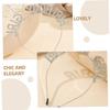 Wakauto 2pcs Birthday Rhinestone Headbands Party Hair Hoops for Women Birthday Accessories Photo Props Party Favors Silver Hairbands view 4