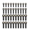 10PCS M2 M3 Rod End Ball Joints Plastic Tie Rod Ends with Steel Ball Right Hand Thread for RC Car Boat Airplane(M3 27MM) view 1