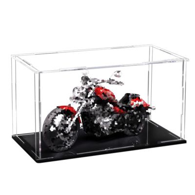 24 22 20 18 16 14 12 10 8 6 in Long Clear Acrylic Display Case, Stackable Models Showcase for Home Retail Store Organizer, Cube Storage Box(45x30x30cm/17.7x11.8x11.8in)