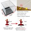 24 22 20 18 16 14 12 10 8 6 in Long Clear Acrylic Display Case, Stackable Models Showcase for Home Retail Store Organizer, Cube Storage Box(45x30x30cm/17.7x11.8x11.8in) view 2