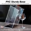 24 22 20 18 16 14 12 10 8 6 in Long Clear Acrylic Display Case, Stackable Models Showcase for Home Retail Store Organizer, Cube Storage Box(45x30x30cm/17.7x11.8x11.8in) view 4