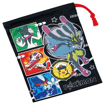 Skater KB63SN-A Children's Cup Bag, Drawstring Bag, Made in Japan, Pokemon 26, Boys