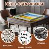 31.5" x 31.5" Mahjong Mat for Table with Carrying Bag Sunlit Yellow Flower Field Mountains Blue Sky Non-Slip Noise-Reducing Game Mat Mahjong Accessories for Poker Dominoes Board Games view 3
