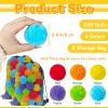200 Pcs Reusable Water Balloons,Outdoor Games Water Soft Balls,Summer Soaker Ball Toy,Splash Balls for Beach,Pool,Backyard,Party Favors view 2