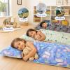 Toddler Nap Mat, Kids Sleeping Bag with Pillow & Minky Blanket, Boys Girls Extra Large Rolled Nap Mats for Preschool Daycare Camping Kindergarten view 3