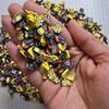 Back to School Polymer Clay Sprinkle Mix, 10mm School Bus, Pencil, Blackboard, Eraser Shapes, Fake Sprinkles for Crafts, Slime, Resin, Tumbler Shakers, DIY Decor (5g Bag) view 1