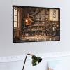 1000 Pieces Wooden Jigsaw Puzzles for Adults Rustic Whiskey Bar with Liquor Bottles and Copper Tools Pub Artwork Relaxation Game for Whiskey Lovers view 2