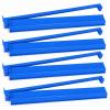 BIDELAV 4 Pcs 18.7" Mahjong Racks with Pushers, Non-Slip Acrylic Large Mahjong Racks for Game Night American Mah Jong Lovers Mahjong Accessories and Gifts (Blue) view 1