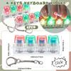 Hyekit Keyboard Fidget Toy, Heart Shape Clicky Button Stress Relief 2 Pack view 2