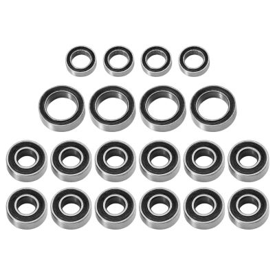 Compatible with Tamiya for TT01 for TT-01 TT-01E for TT-02B TT-01D 1/10 RC Car Upgrade Parts Accessories 20pcs Sealed Bearing Kit RC Accessories