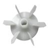 Miniature Single-Phase Motor Fan Blade Inner Diameter 20mm Outer Diameter 152mm Air Pump Cooling Blade view 1