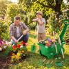 Teyva Daily 16 Pcs Kids Gardening Tools Bug Catcher Kit, Wheelbarrow with Bug House, Shovel, Rake, Leaf Rake and More, Outdoor STEM Educational Toy for Birthday Thanksgiving Kids 3-5 view 3