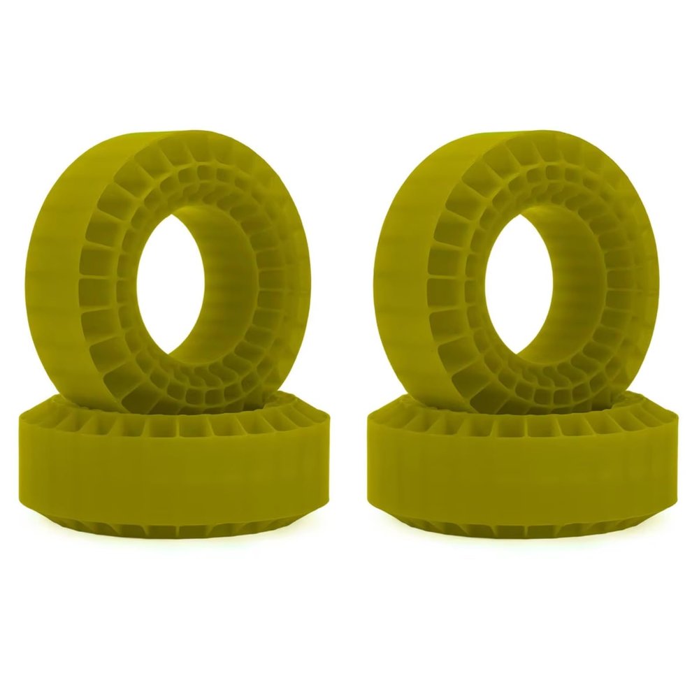 RC Repairs Models For TRX4 For SCX10 III CJ-7 For Capra BRX01 TF2 GEN8 1/10 1.9'' Tires Soft Silica Gel Anti Foams Insert 108x42mm RC Crawler(Green)