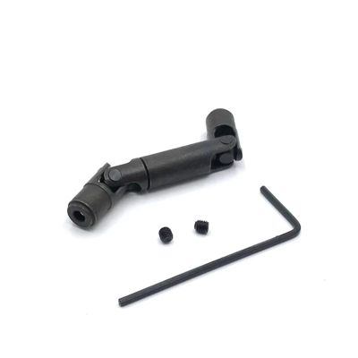 AQWBTYD Compatible with WPL D12 C14 C24 C34 B14 B16 for HengLong for FeiYu for JJRC for MN RC Car Upgrade Parts Accessories Metal Drive Shaft RC Assortment(Black)