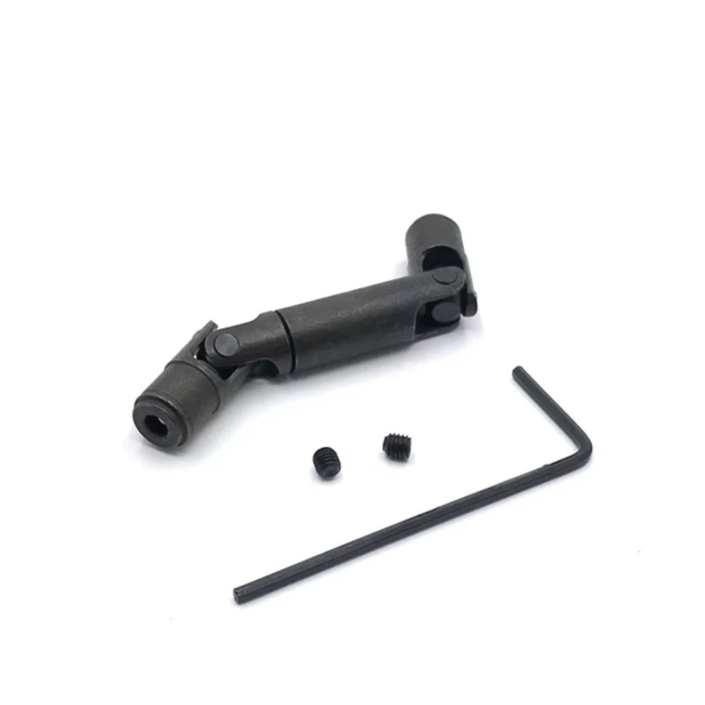 AQWBTYD Compatible with WPL D12 C14 C24 C34 B14 B16 for HengLong for FeiYu for JJRC for MN RC Car Upgrade Parts Accessories Metal Drive Shaft RC Assortment(Black)