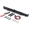 Rc Bumper Modification For Trx-4 1/10 Rear Bumper With Light And D Rings RC Crawler Car Upgrade Parts Accessories Modified Replacement view 4