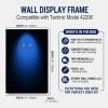 Halo Wall Display Frame for Open-Wheel Race Car Block Set 42206, Blue view 2