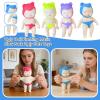 14cm/5.51in Cute Soft Big Doll Squeeze Toy Office Stretch Anxiety Stress Relief Sensory Toy Attract of Delicate Cute Sand Squishy Toys (Random Clothes White) view 2
