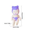 14cm/5.51in Cute Soft Big Doll Squeeze Toy Office Stretch Anxiety Stress Relief Sensory Toy Attract of Delicate Cute Sand Squishy Toys (Random Clothes White) view 3