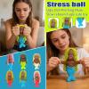 14cm/5.51in Cute Soft Big Doll Squeeze Toy Office Stretch Anxiety Stress Relief Sensory Toy Attract of Delicate Cute Sand Squishy Toys (Random Tail Black) view 2
