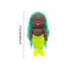 14cm/5.51in Cute Soft Big Doll Squeeze Toy Office Stretch Anxiety Stress Relief Sensory Toy Attract of Delicate Cute Sand Squishy Toys (Random Tail Black) view 3