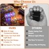 2 Pcs Keyboard Fidget Toy Light Up, Keychain Clicker Heart Shaped, 4 Key Mechanical Button Fidget for Adult Stress Relief & Focus, Portable Office Sensory Toy view 3